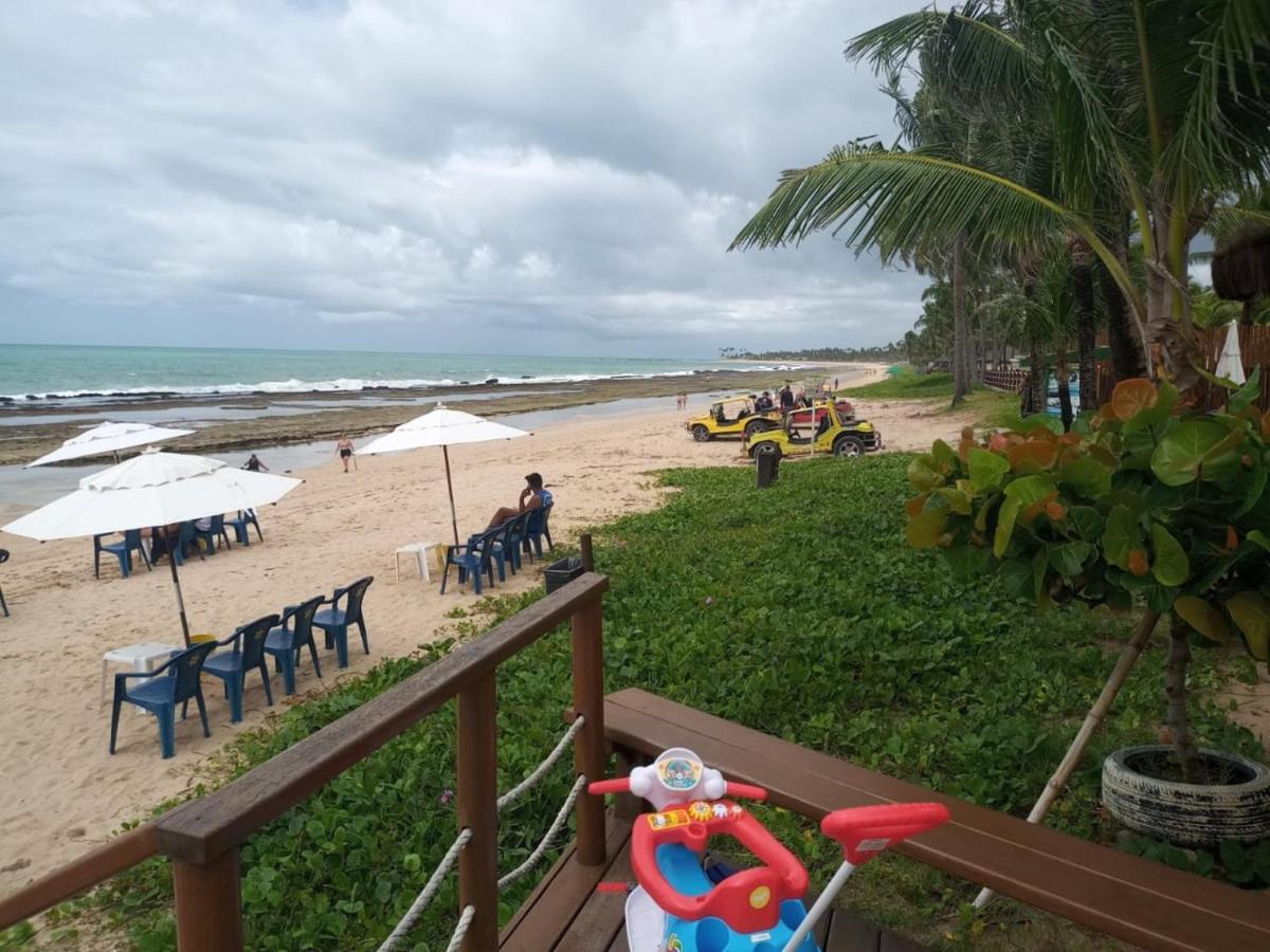 Estudio Marulhos, Varanda Com Vista De Mar E Parque Aquatico, A Beira-Mar Mar De Muro Alto, Com Wi-Fi, Restaurante, Estacionamento E A 10' De Pôrto das Galinhas Kültér fotó