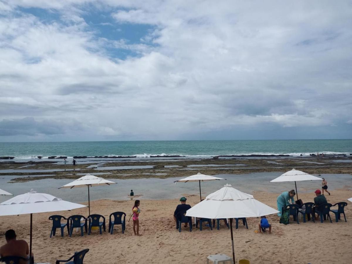 Estudio Marulhos, Varanda Com Vista De Mar E Parque Aquatico, A Beira-Mar Mar De Muro Alto, Com Wi-Fi, Restaurante, Estacionamento E A 10' De Pôrto das Galinhas Kültér fotó